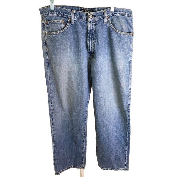 Polo‎ Jeans Co Jeans Adult 36x30 Blue Denim Relaxed Straight Leg (heel drag) - Picture 1 of 7